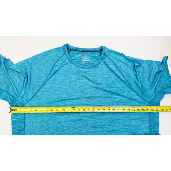 Tommy Bahama Island Zone Size 2XLB Mens Blue Neck Logo Short Sleeve Fashion Tee - Picture 3 of 10